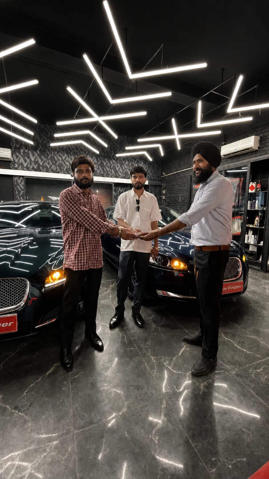 2 Jaguar XJLs